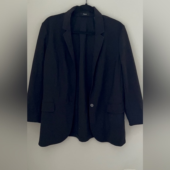 Theory Casual Black Blazer - Picture 2 of 15